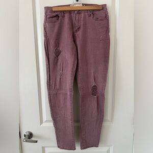 Altar’d State Women’s Jeans, pink/purple - size 26/3